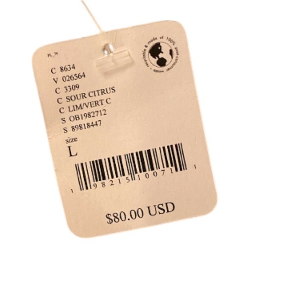 NWT FREE PEOPLE Movement Hot Shot Twisted Onesie Sour Citrus Size Large - Picture 7 of 7